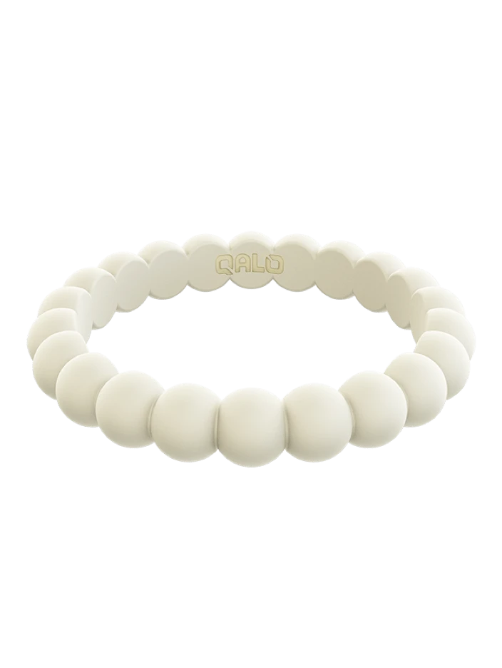 Women's Stackable Bead Pacific Opal Silicone Ring - Image 18