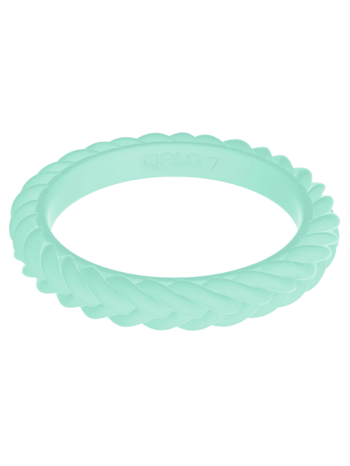 Women's Stackable Braid Silicone Ring - Image 19