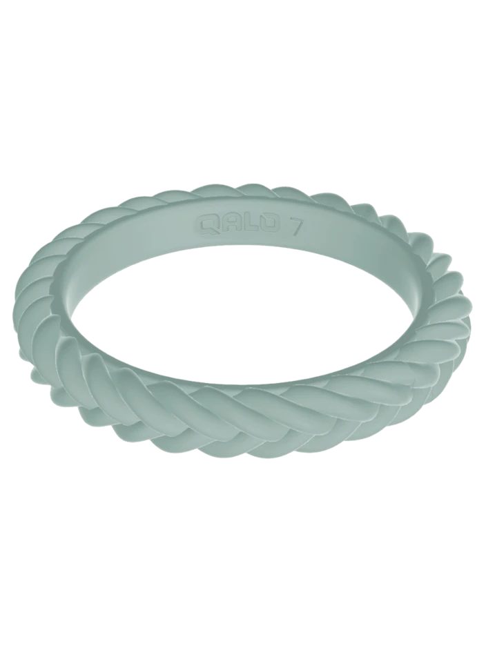 Women's Stackable Braid Silicone Ring - Image 11