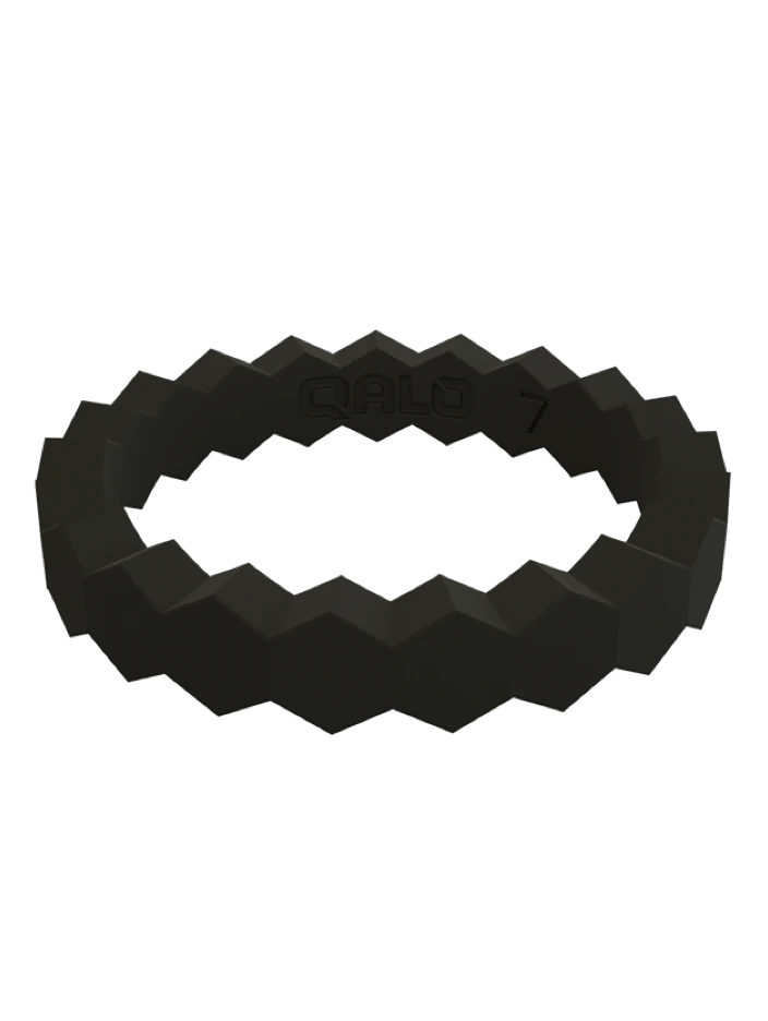 Women's Stackable Chevron Silicone Ring - Image 16