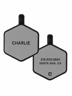 Grey Hex Silicone Dog ID Tag