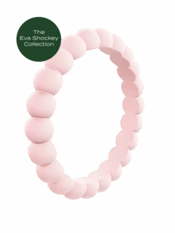 Women's Stackable Bead Pacific Opal Silicone Ring