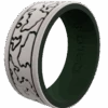 Men's Topographic Silicone Ring