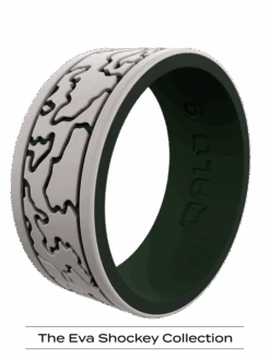 Men's Topographic Silicone Ring