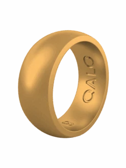 Men's Metallic Classic Silicone Ring
