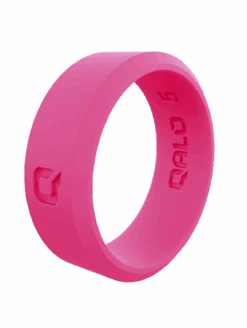 Pink Modern Silicone Ring