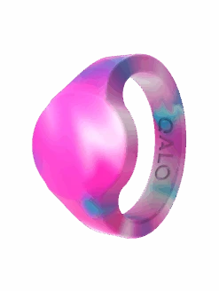 Women’s Tie Dye Signet Silicone Ring