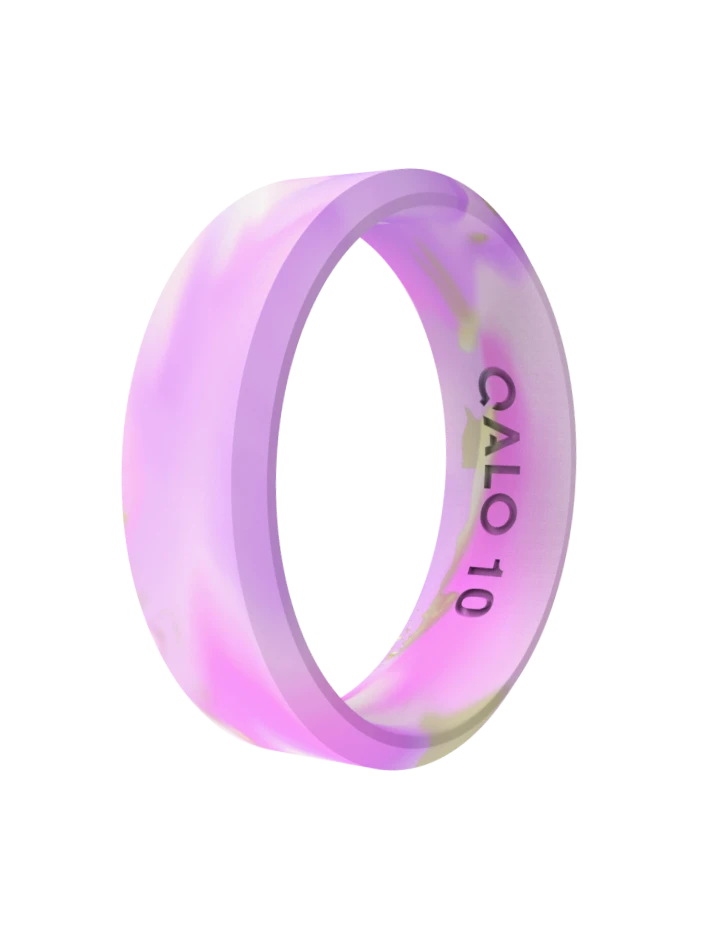 Women’s Natural Stone Modern Silicone Ring