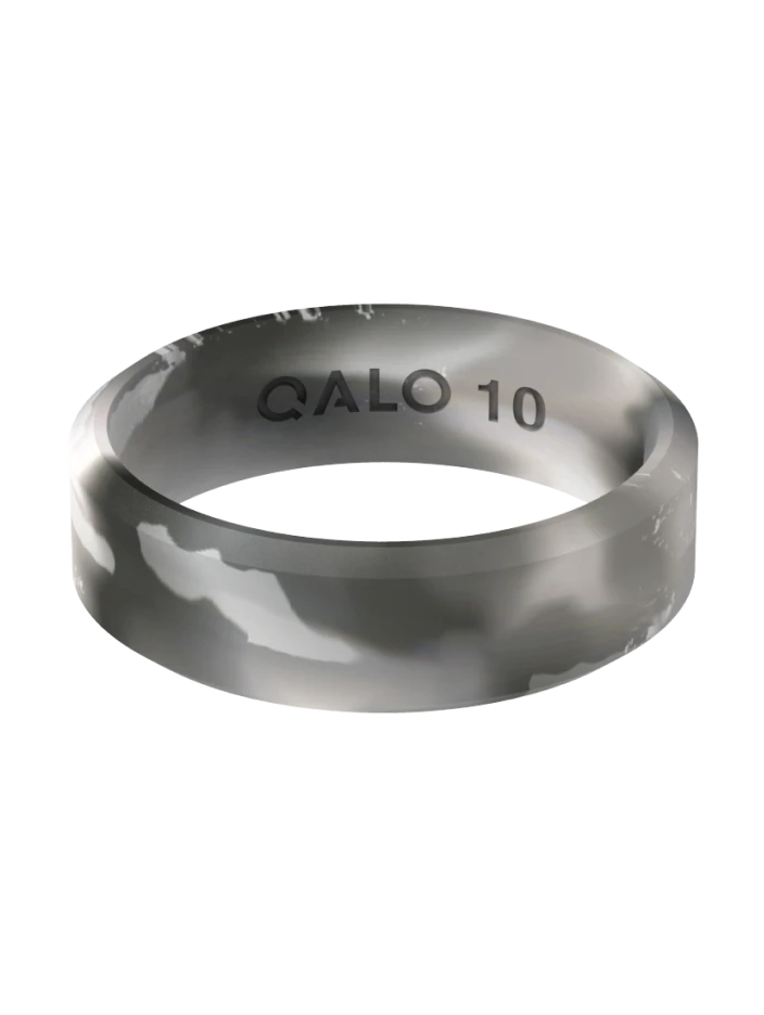 Men's Natural Stone Modern Silicone Ring - Image 4