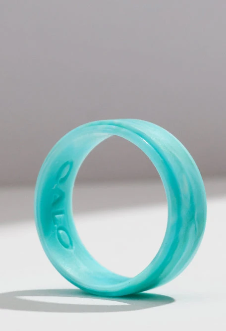 Women’s Natural Stone Modern Silicone Ring - Image 10