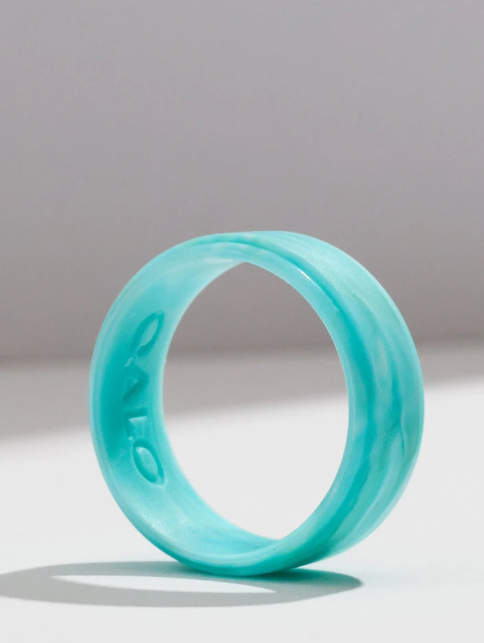Women’s Natural Stone Modern Silicone Ring - Image 7