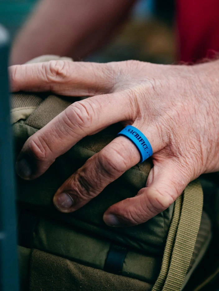 Men's Folds Of Honor Mantra Strata Ring - Image 5