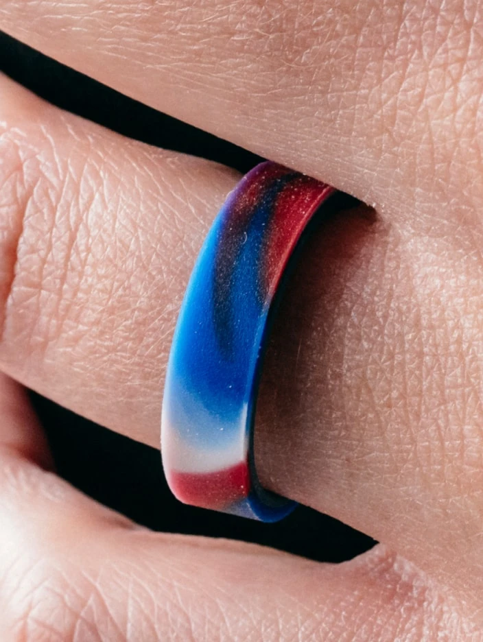 Folds Of Honor Tie Dye Switch Ring - Image 3