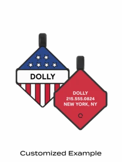 Folds Of Honor Diamond Dog ID Tag