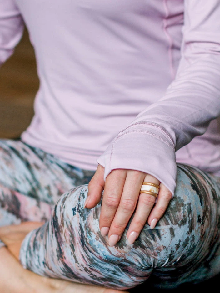 Women's Eva Shockey Antique Gold Double Stack - Image 2