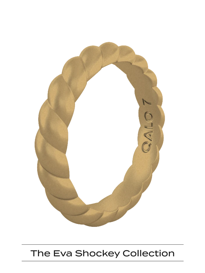 Women's Eva Shockey Twist Stackable Silicone Ring