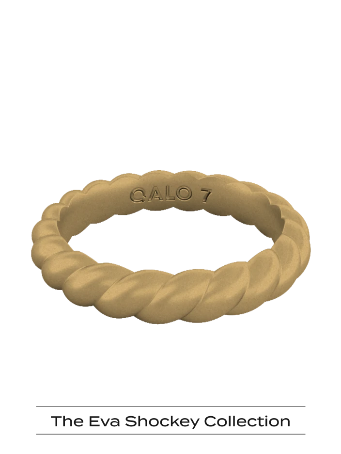 Women's Eva Shockey Twist Stackable Silicone Ring - Image 2