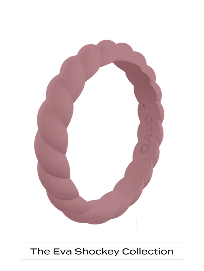 Women's Eva Shockey Twist Stackable Silicone Ring - Image 10