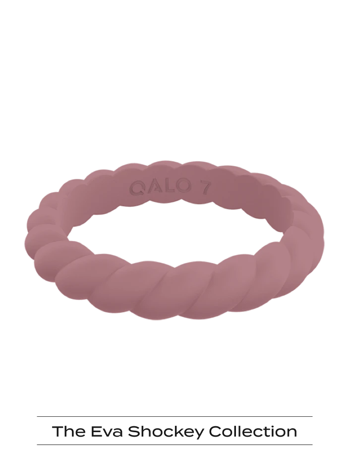 Women's Eva Shockey Twist Stackable Silicone Ring - Image 11