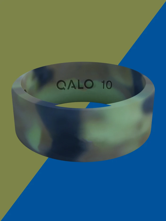Men's Camo Basic Silicone Ring - Image 4