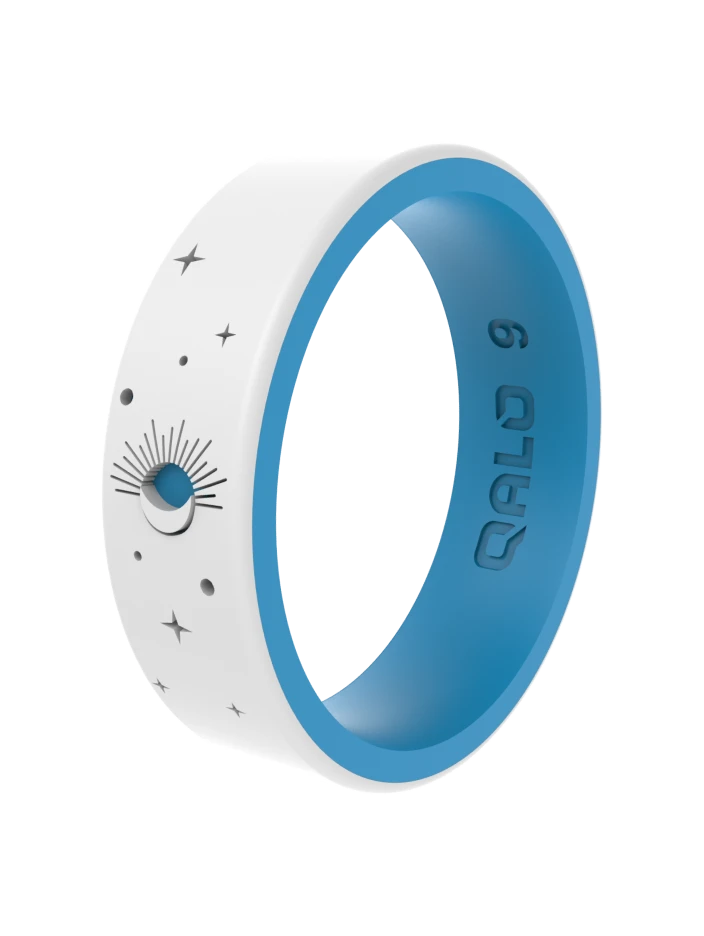 Women's Glow Night Sky Strata Ring