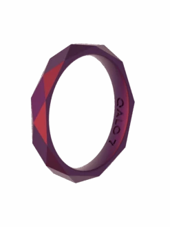 Women's Holographic Geo Stackable Silicone Ring