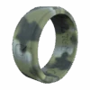 Men's Brush Camo Step Edge Q2X™ Silicone Ring