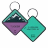 QALO TraQ Bloom Mountain Silicone Dog ID Tag