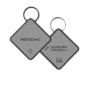 QALO TraQ Grey Silicone Dog ID Tag
