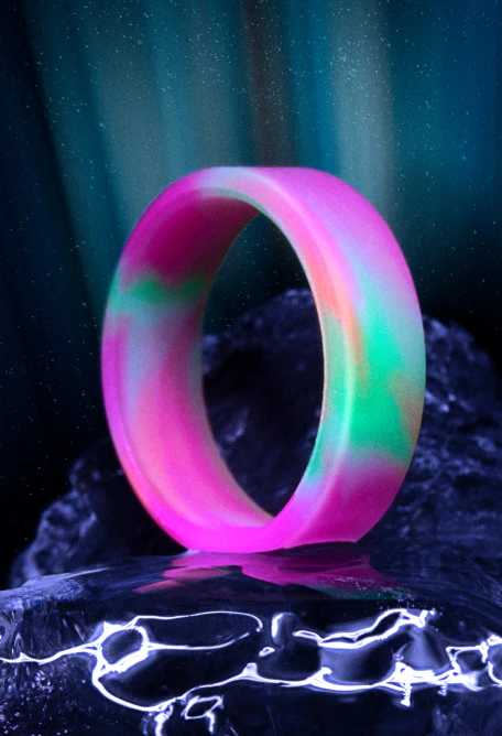 Women's Aurora Modern Silicone Ring - Image 10