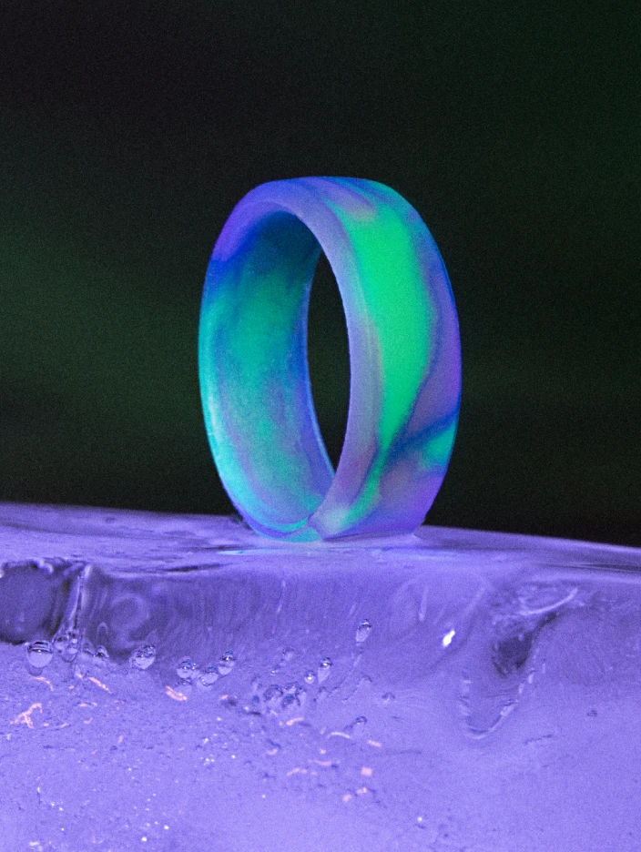 Women's Aurora Modern Silicone Ring - Image 13