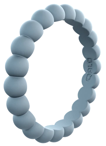 Women's Stackable Bead Pacific Opal Silicone Ring - Image 14