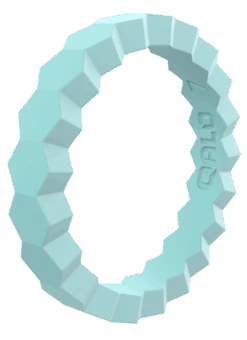 Women's Stackable Chevron Silicone Ring