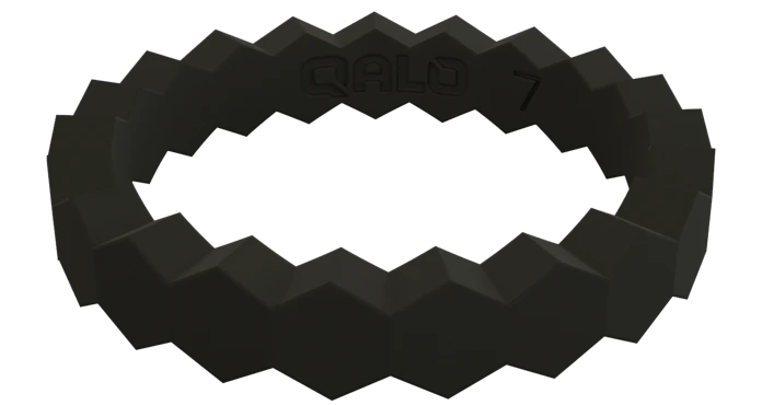 Women's Stackable Chevron Silicone Ring - Image 4