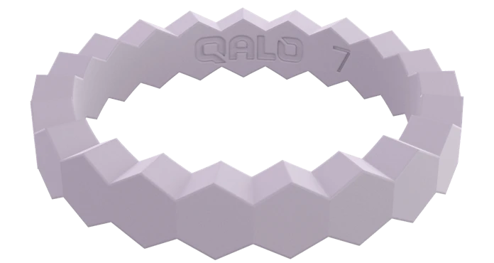 Women's Stackable Chevron Silicone Ring - Image 5