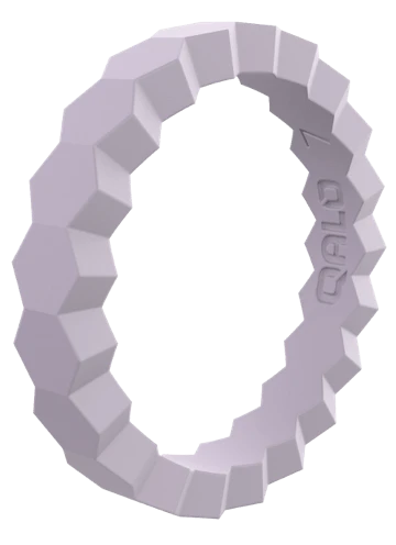 Women's Stackable Chevron Silicone Ring - Image 6