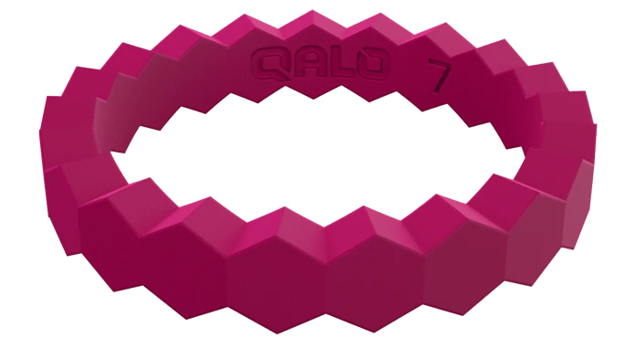 Women's Stackable Chevron Silicone Ring - Image 8