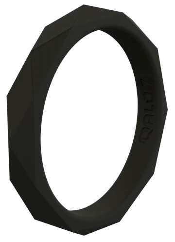 Women's Stackable Geo Silicone Ring - Image 3