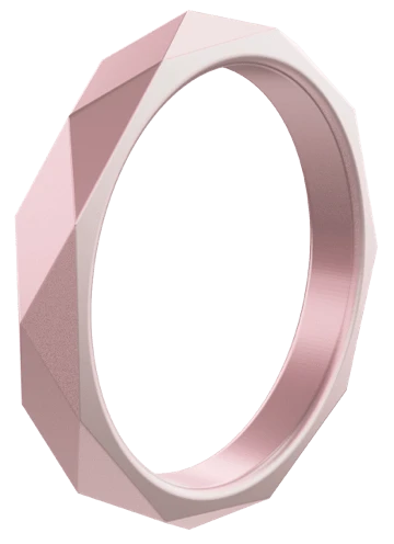 Women's Stackable Geo Silicone Ring - Image 11