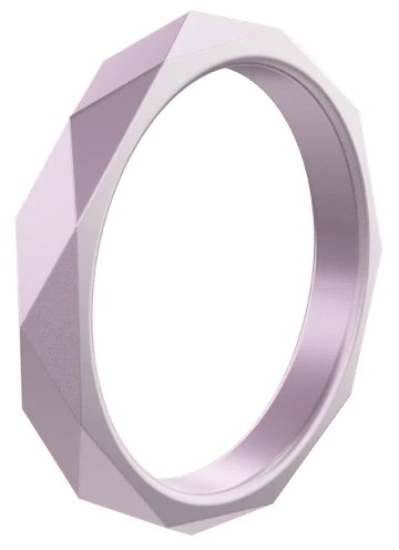 Women's Stackable Geo Silicone Ring - Image 13