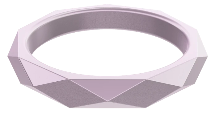 Women's Stackable Geo Silicone Ring - Image 14