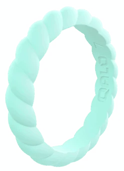 Women's Stackable Twist Silicone Ring