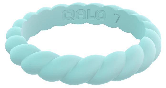 Women's Stackable Twist Silicone Ring - Image 4