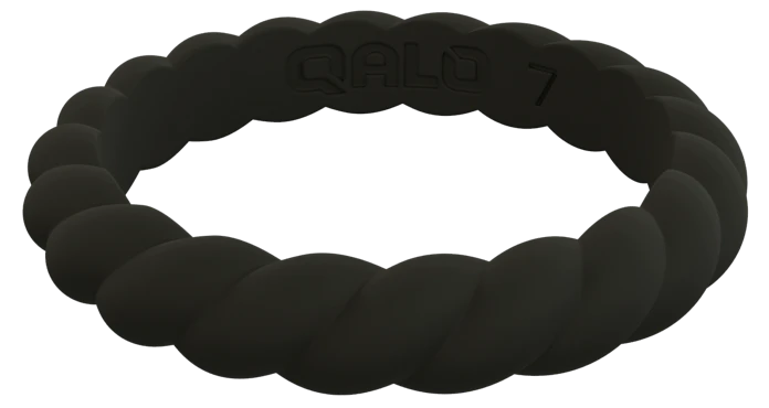 Women's Stackable Twist Silicone Ring - Image 6