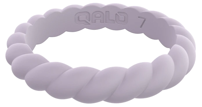 Women's Stackable Twist Silicone Ring - Image 10