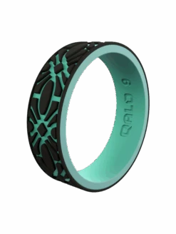 Women's Strata Flora Silicone Ring