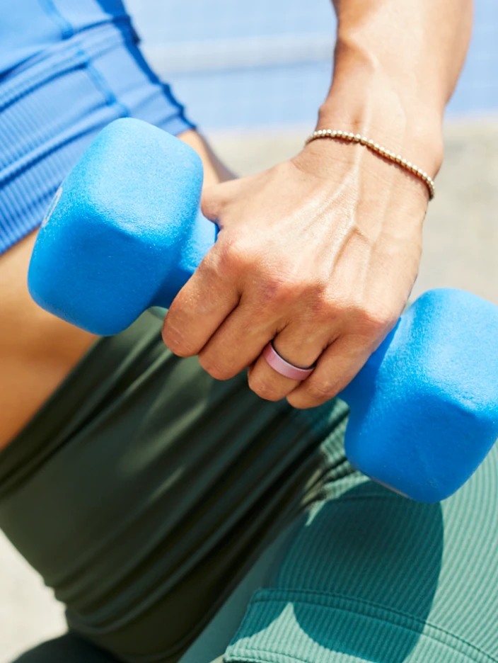 Women's Holographic Switch Reversible Silicone Ring - Image 14