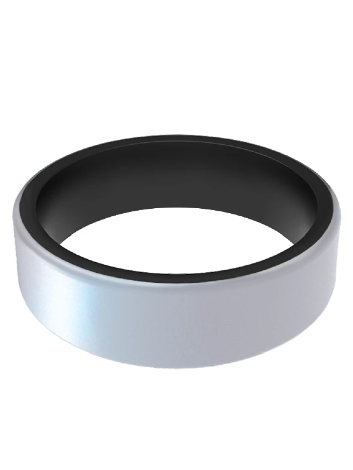 Women's Holographic Switch Reversible Silicone Ring - Image 10