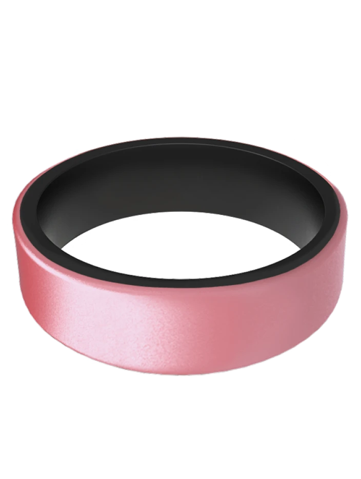 Women's Holographic Switch Reversible Silicone Ring - Image 17