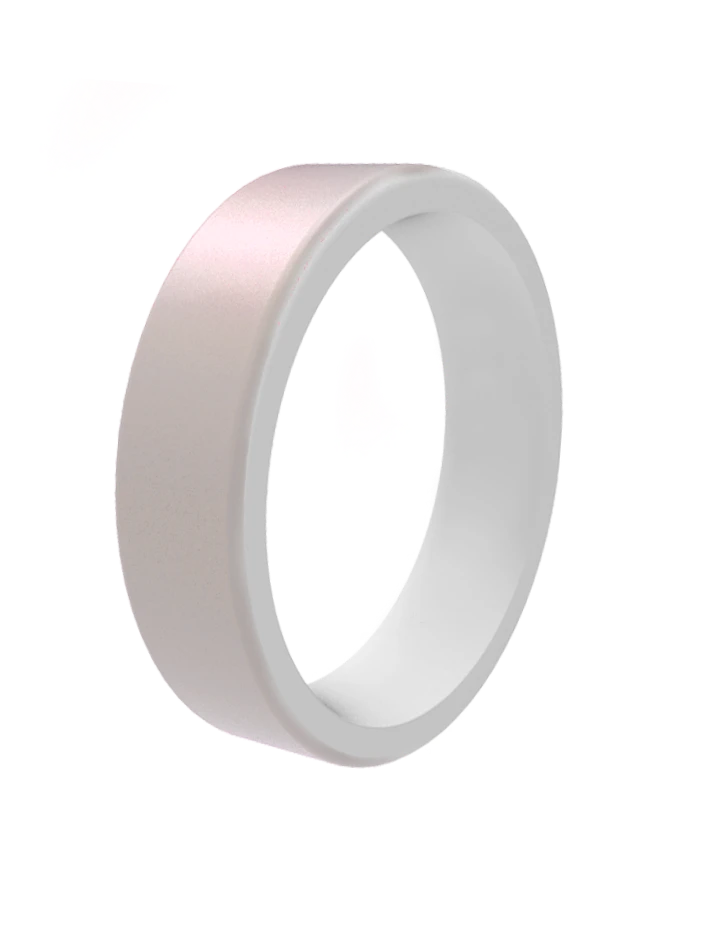 Women's Holographic Switch Reversible Silicone Ring